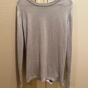 Baby blue/grey size 10 lululemon sweater